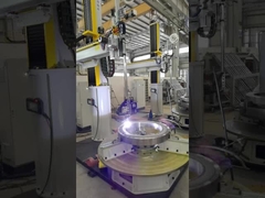 Mesin pengelasan GTAW/TIG vertikal dengan permukaan keras Perbaikan bantalan Perbaikan benda kerja tahan aus